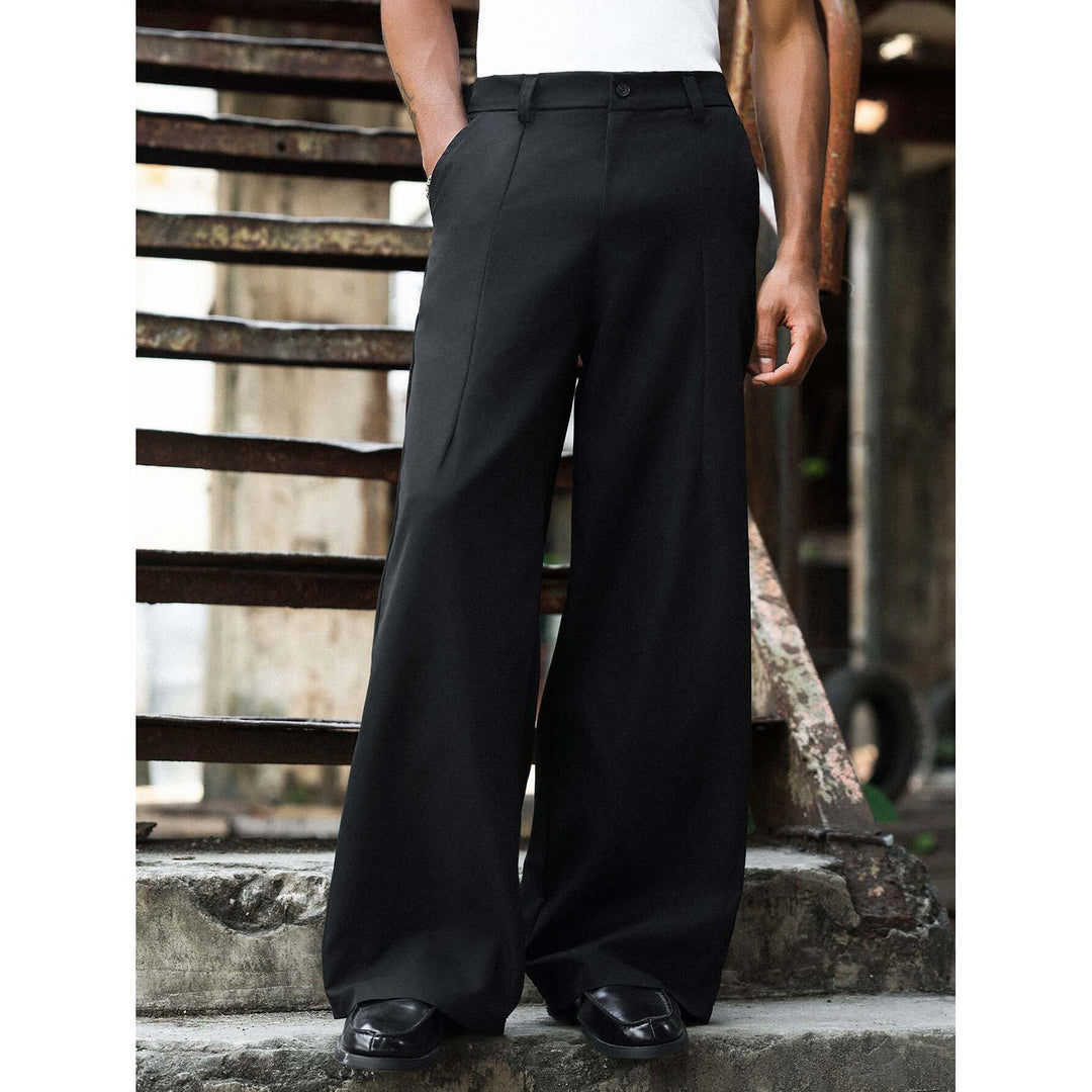 Herren Elegante und bequeme weite Stoffhose Echo Archiv