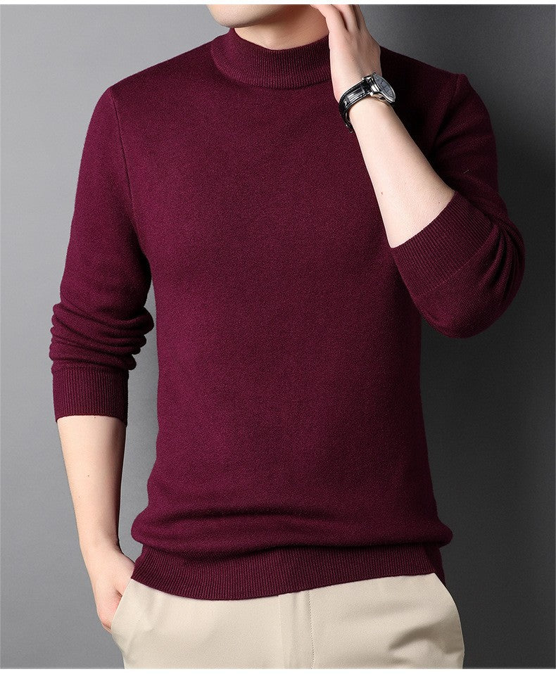 Herren Feinstrickpullover mit Rollkragen und soften Materialien Echoarchiv