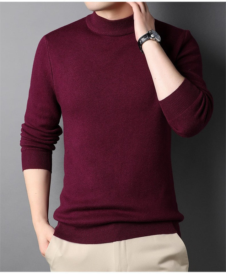 Herren Feinstrickpullover mit Rollkragen und soften Materialien Echoarchiv