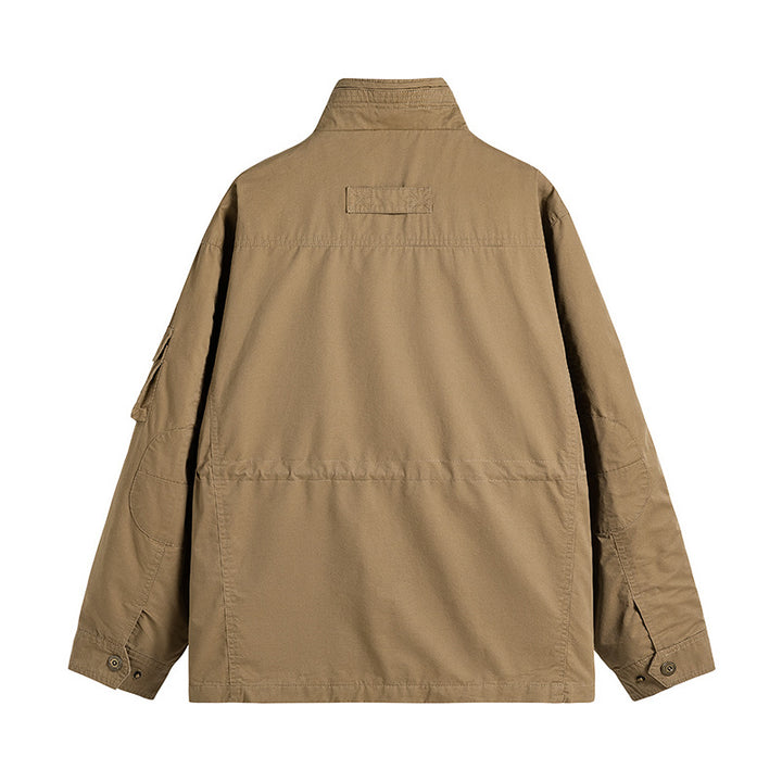 Herren Robuste utilitaristische Feldjacke mit mehrfach aufgesetzten Taschen und Stehkragen Echo Archiv