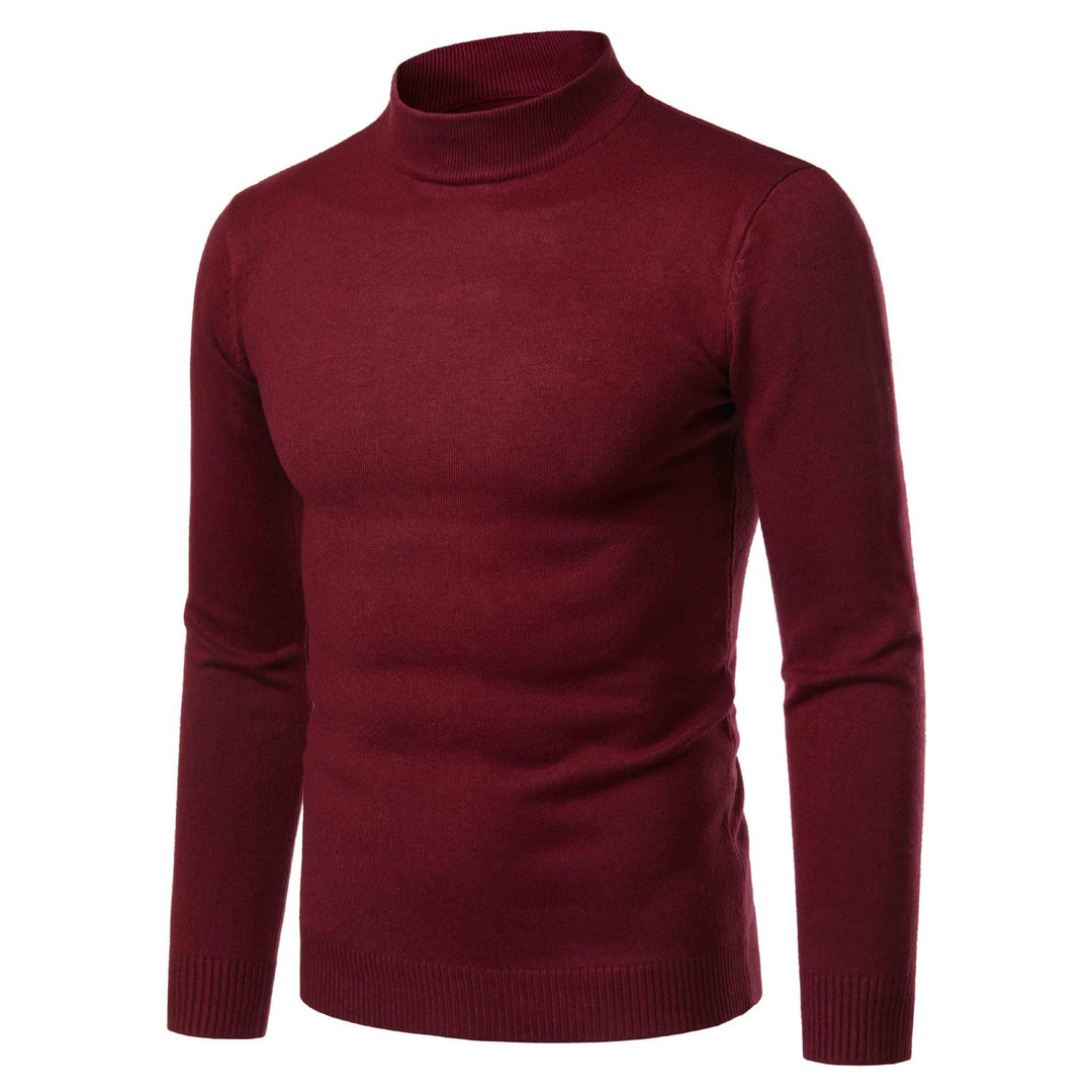 Herren warme Rollkragenpullover aus feinem Strickmaterial Echoarchiv