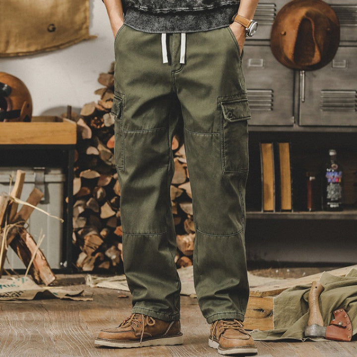 Herren Cargo-Hosen mit multifunktionalen Taschen und robustem Material Echoarchiv