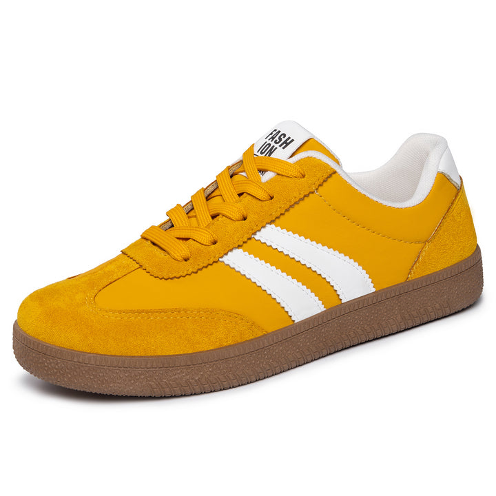 Herren nan retro Sneaker mit Velours- und Textilobermaterial, klassischer Drei-Streifen-Optik und profilierter Gumminsohle Echo Archiv