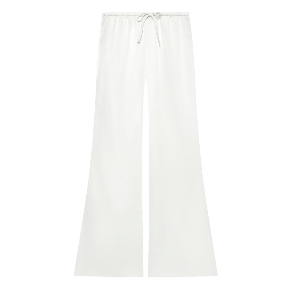 Damen Weite Satin-Hose mit elastischem Tunnelzugbund und Polka-Dot-Muster Echo Archiv