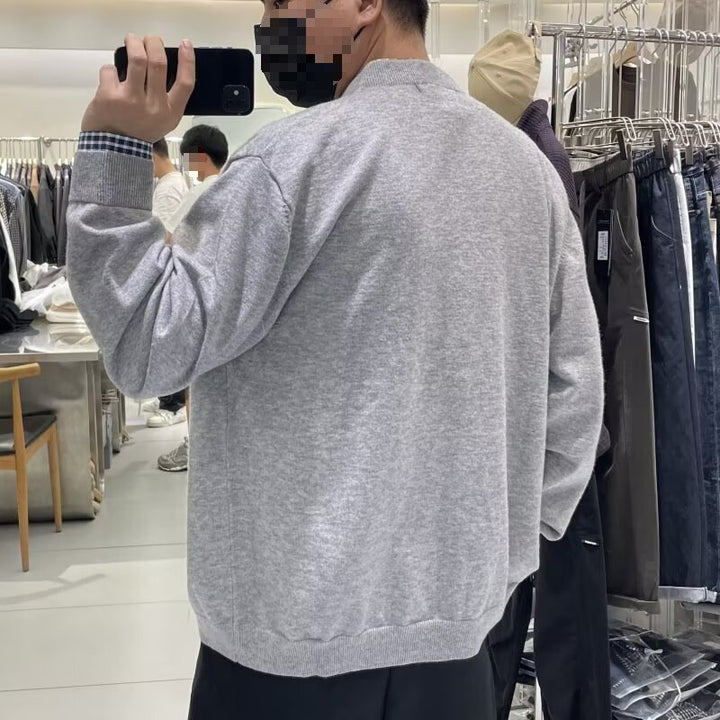Herren Elegante Strickjacke mit Knopfleiste Echo Archiv