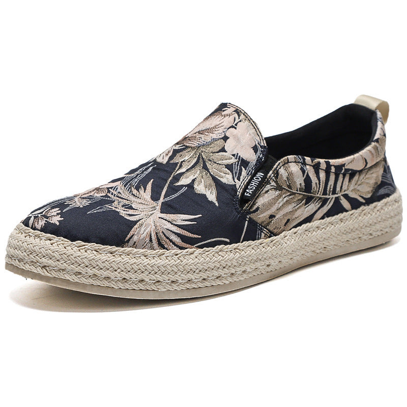 Damen Florale Slip-On Sneakers – Névara