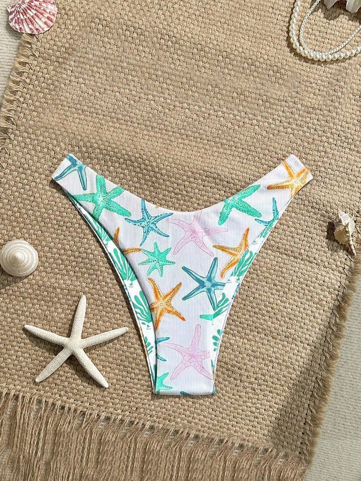 Damen Triangel-Bikini mit maritimem Sternenmuster Echo Archiv