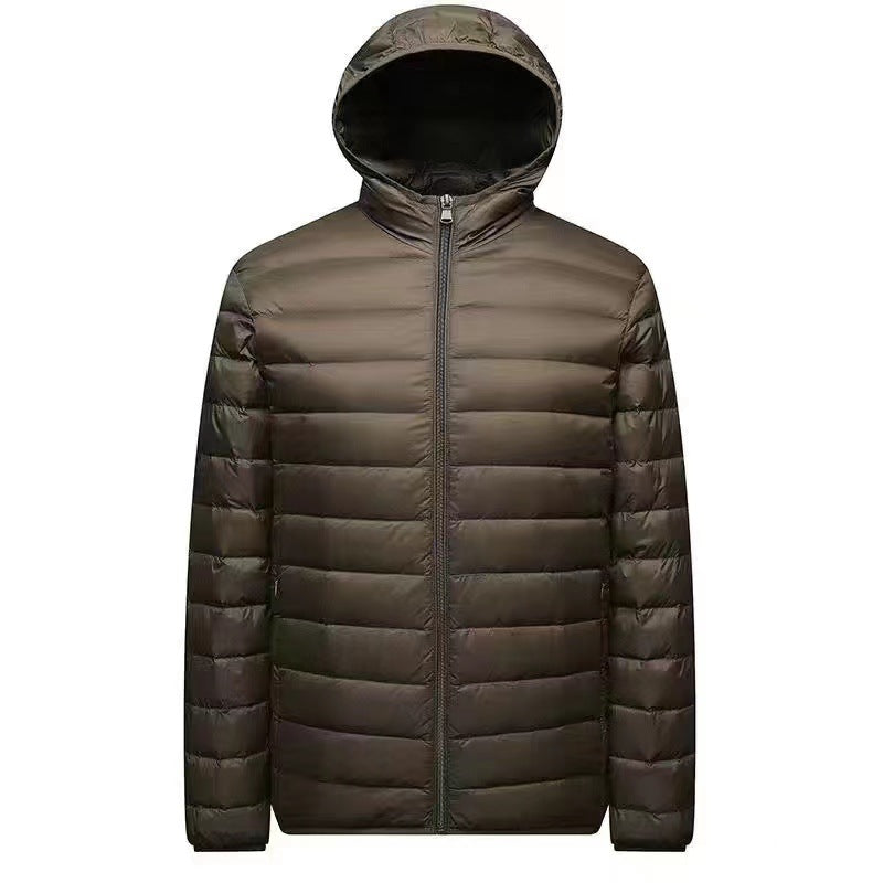 Herren nan ultraleichte Packbare Microsteppjacke mit Stehkragen, wattierter Isolierung und windabweisender Hülle Echo Archiv