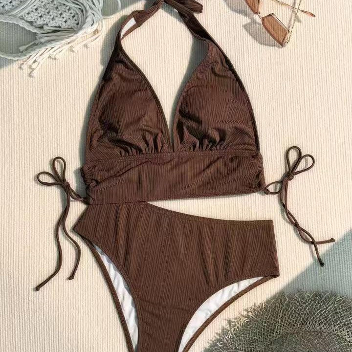 Damen Triangel-Bikini mit modischem Wickel-Design Echo Archiv