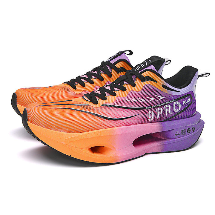 Unisex gedämpfte Wettkampf‑Laufschuhe mit Hohlkern‑Zwischensohle und atmungsaktivem Mesh‑Obermaterial – Tavélo