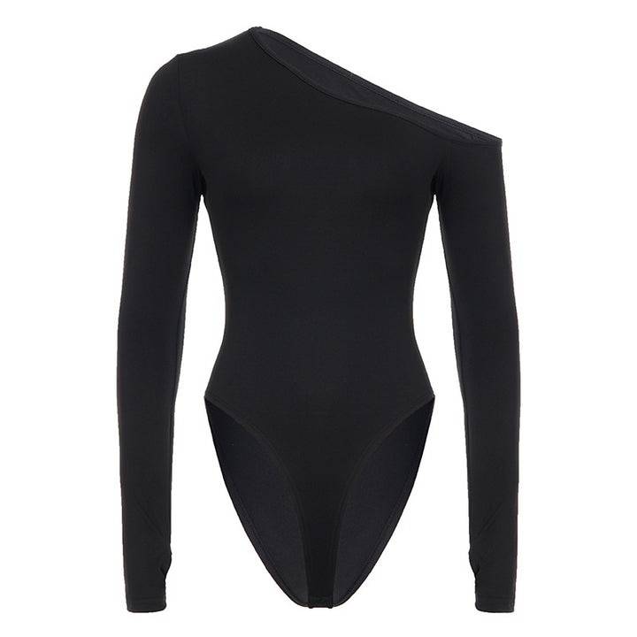 Damen Langarm Bodysuit mit schickem Off-Shoulder Design und figurbetonter Silhouette Echo Archiv