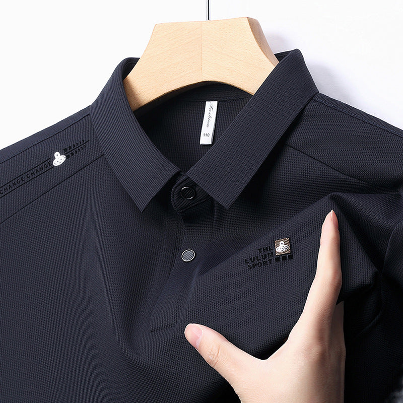 Herren Poloshirt mit innovativer Struktur und atmungsaktiven Eigenschaften Echoarchiv