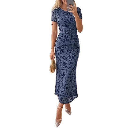 Damen Maxikleid mit floralen Stickereien Echo Archiv