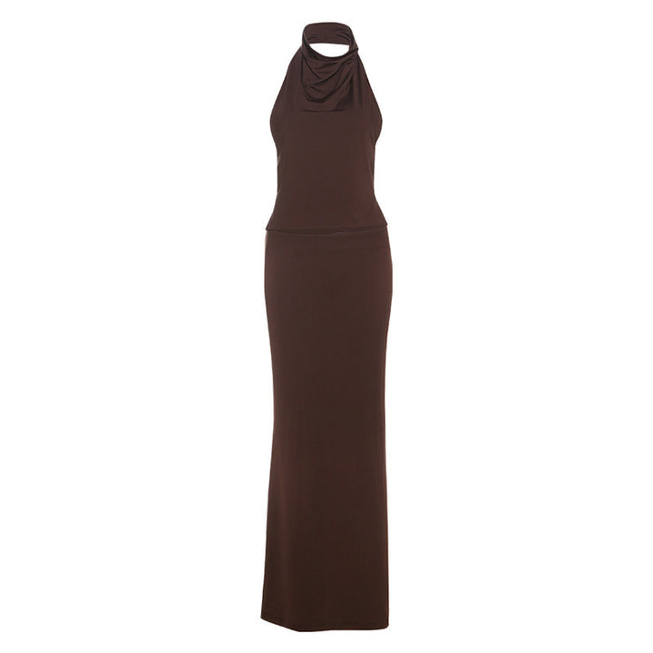 Damen elegantes Wickeloberteil und Rock Set Echo Archiv