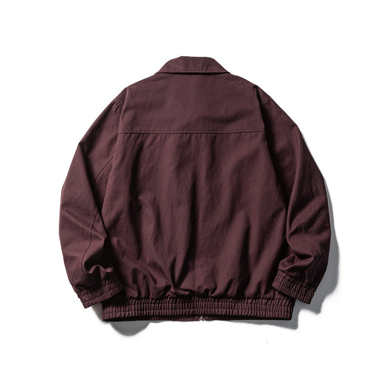 Herren Boxy-Fieldjacke im Utility-Look mit Stehkragen, durchgehendem Reißverschluss und elastischem Saum Echo Archiv