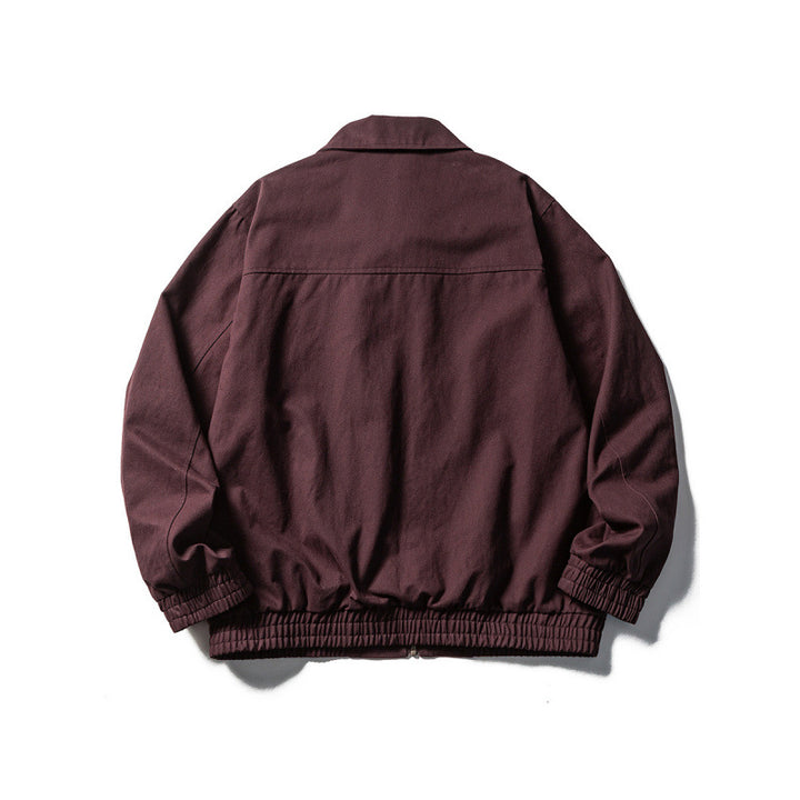 Herren Boxy-Fieldjacke im Utility-Look mit Stehkragen, durchgehendem Reißverschluss und elastischem Saum Echo Archiv