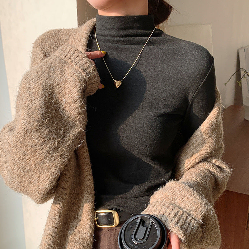 Damen Elegantes Rollkragenoberteil Echo Archiv 1787620582
