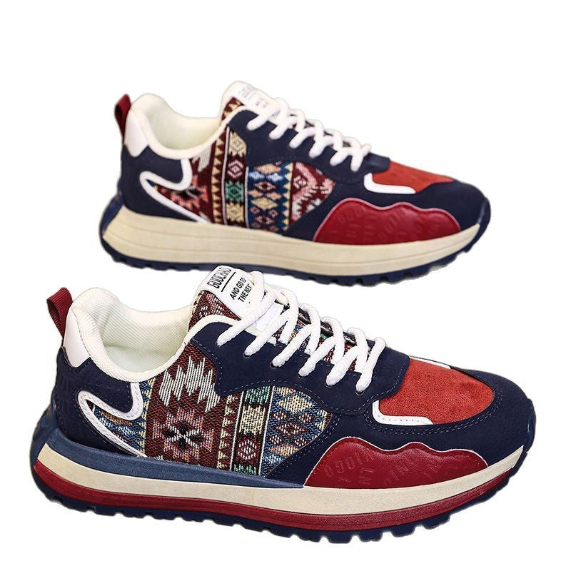 Damen Sportliche Sneakers mit attraktivem Ethno-Design Echo Archiv