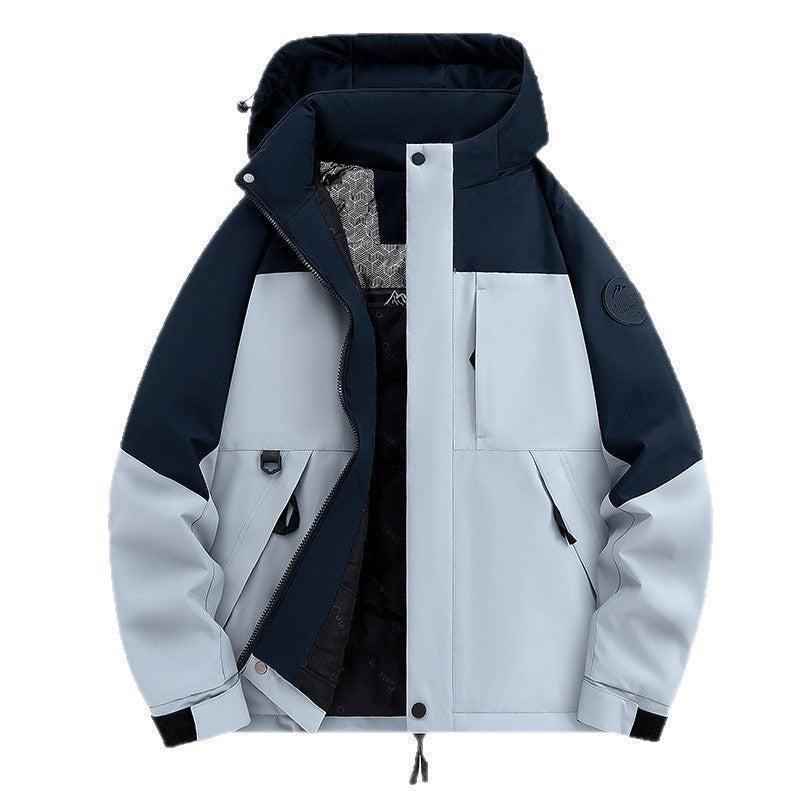 Herren Wasserdichte und atmungsaktive Softshell-Outdoorjacke Echoarchiv