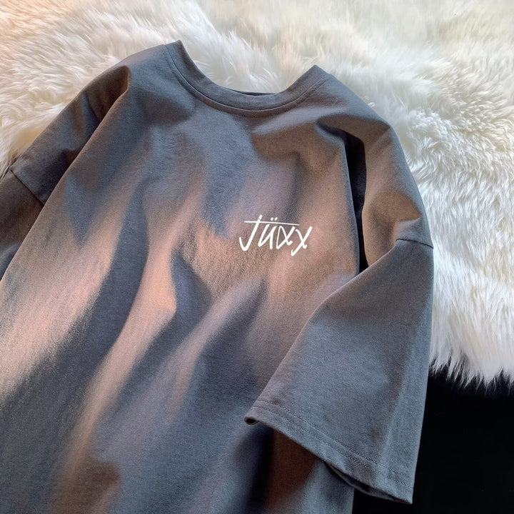 Unisex Lässiges Oversized T-Shirt mit kreativem Aufdruck Echoarchiv