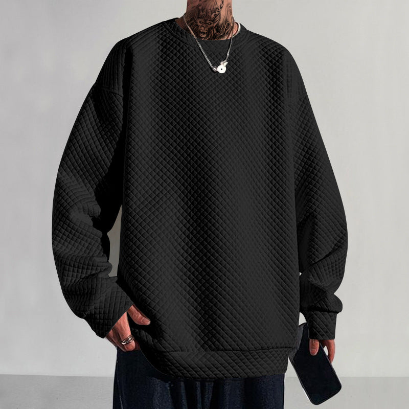 Herren Oversized Sweatshirt mit strukturiertem Design Echoarchiv