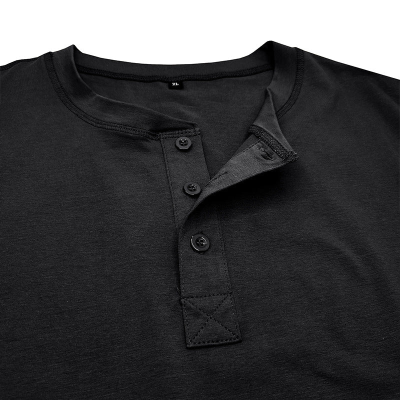 Herren Kurzarmshirt mit Knopfleiste und lässigem Design Echoarchiv