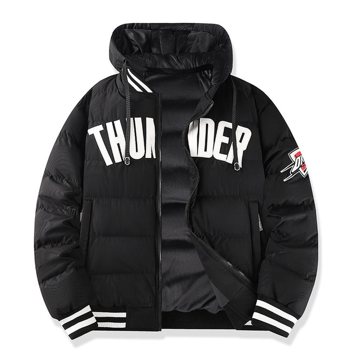 Herren Leichte Steppjacke mit hohen Kragen und praktischen Taschen Echo Archiv