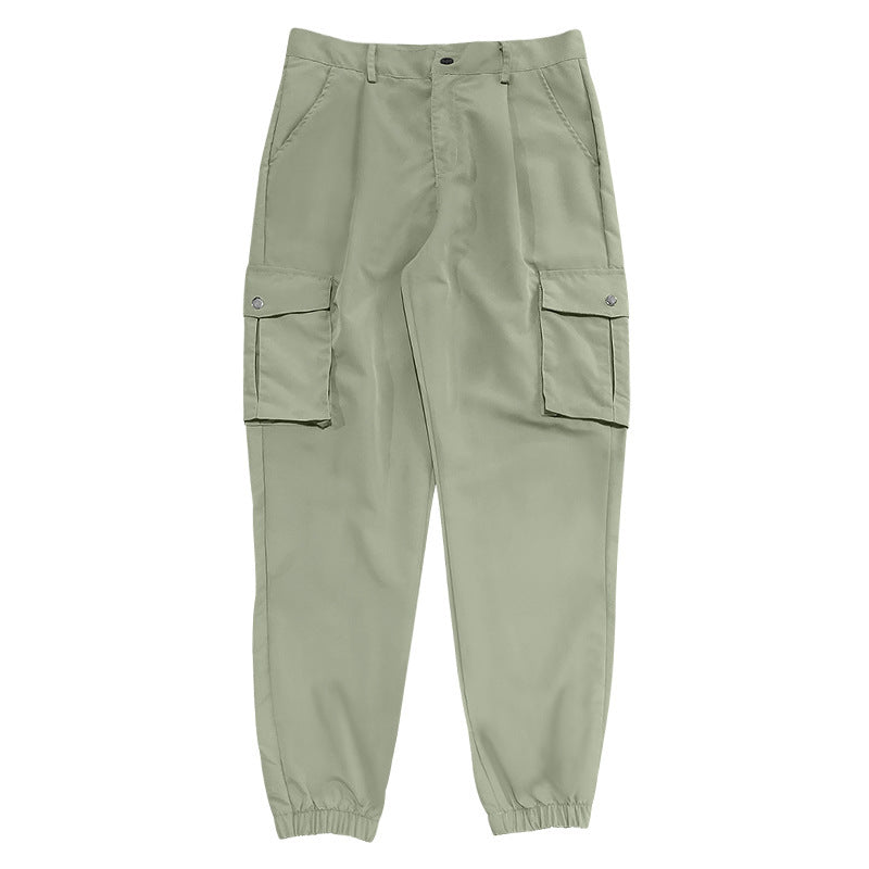 Herren lässige Cargo-Hose mit elastischem Bund und praktischen Taschen Echoarchiv