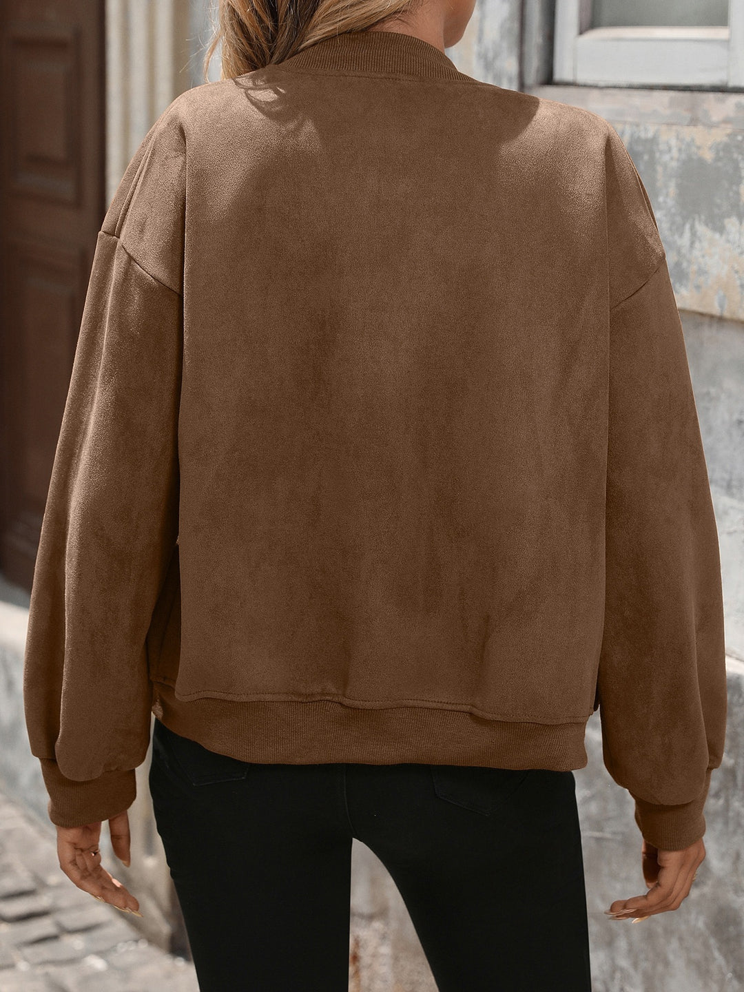 Damen Oversized Bomberjacke Echo Archiv