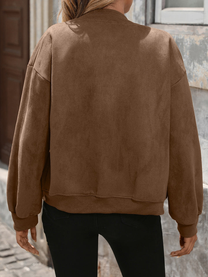 Damen Oversized Bomberjacke Echo Archiv