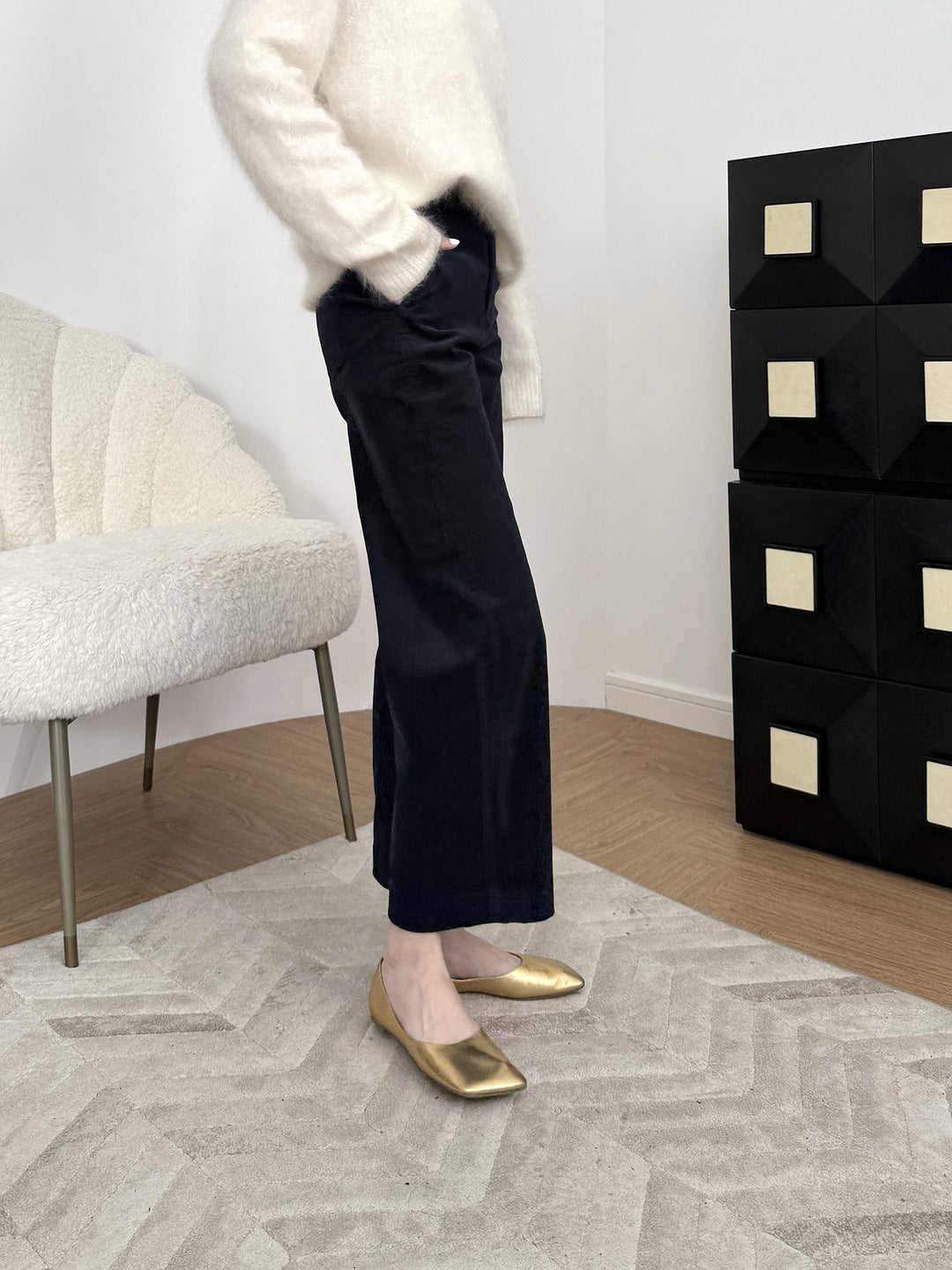 Damen Elegante und bequeme Stoffhose Echoarchiv