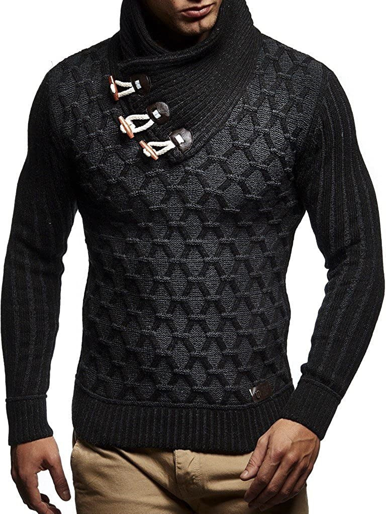 Herren Strickpullover mit innovativem Wellenmuster Echoarchiv