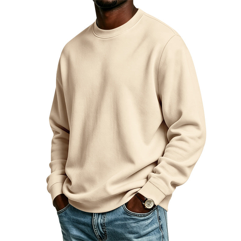 Herren Oversize-Sweatshirt mit Rundhalsausschnitt, weicher French-Terry und Rippbündchen Echoarchiv
