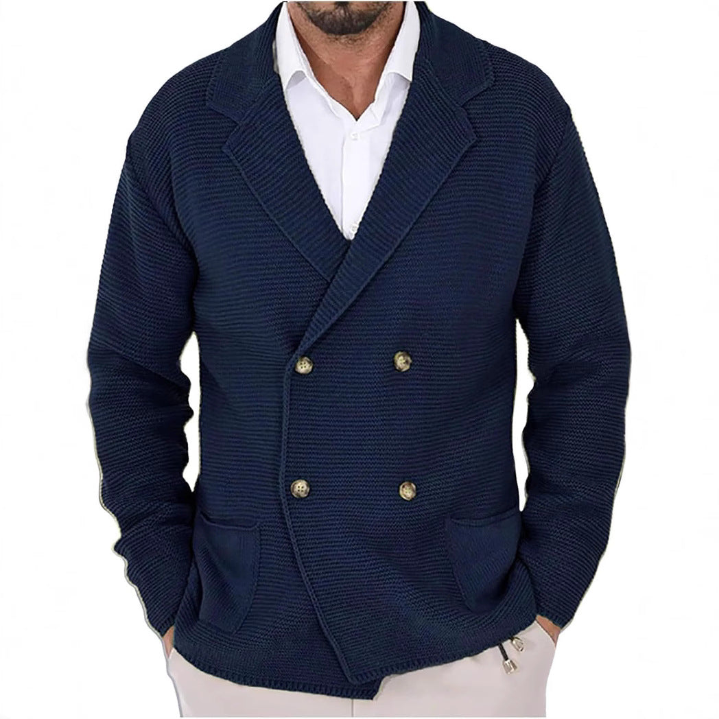 Herren Strickjacke mit doppelt schmeichelndem Schnitt Echoarchiv
