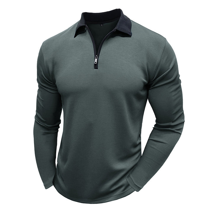 Herren Langarm Polo-Shirt Echoarchiv