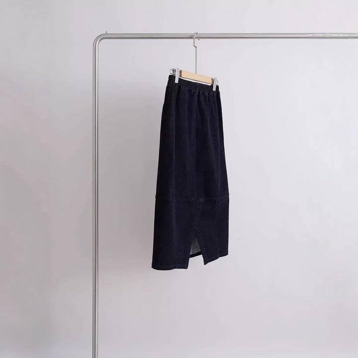 Damen Elegant geschnittener Midirock Echoarchiv