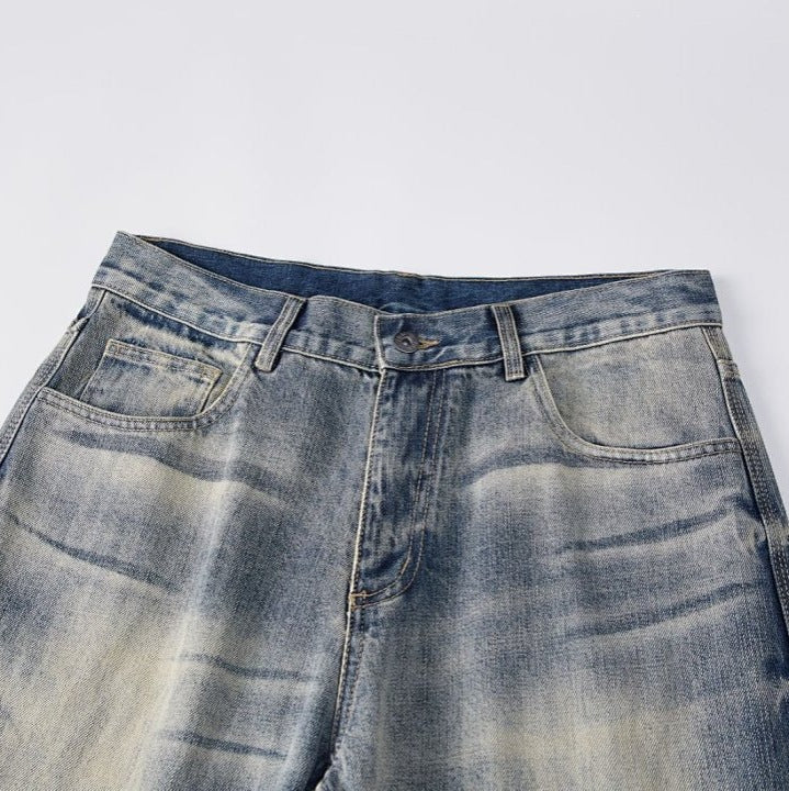 Damen Weit geschnittene Vintage Denim-Jeans Echo Archiv