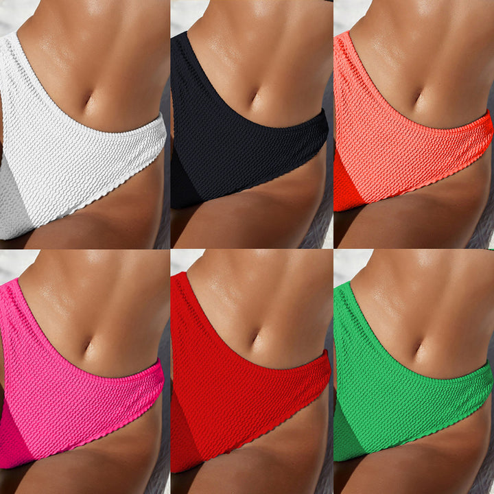 Damen Hochgeschnittener Bikini mit strukturiertem Design Echo Archiv