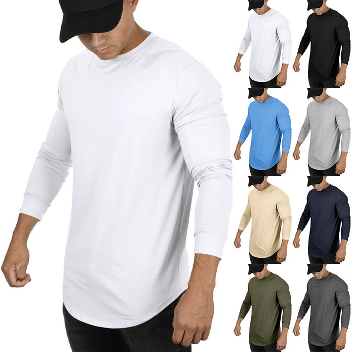 Herren Langarmshirt mit modernem Schnitt und atmungsaktiver Materialien Echoarchiv