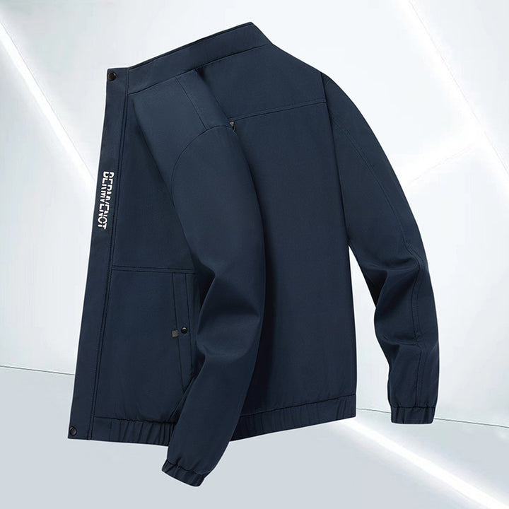 Herren modische Übergangsjacke mit verstellbaren Ärmeln und praktischen Taschen Echoarchiv