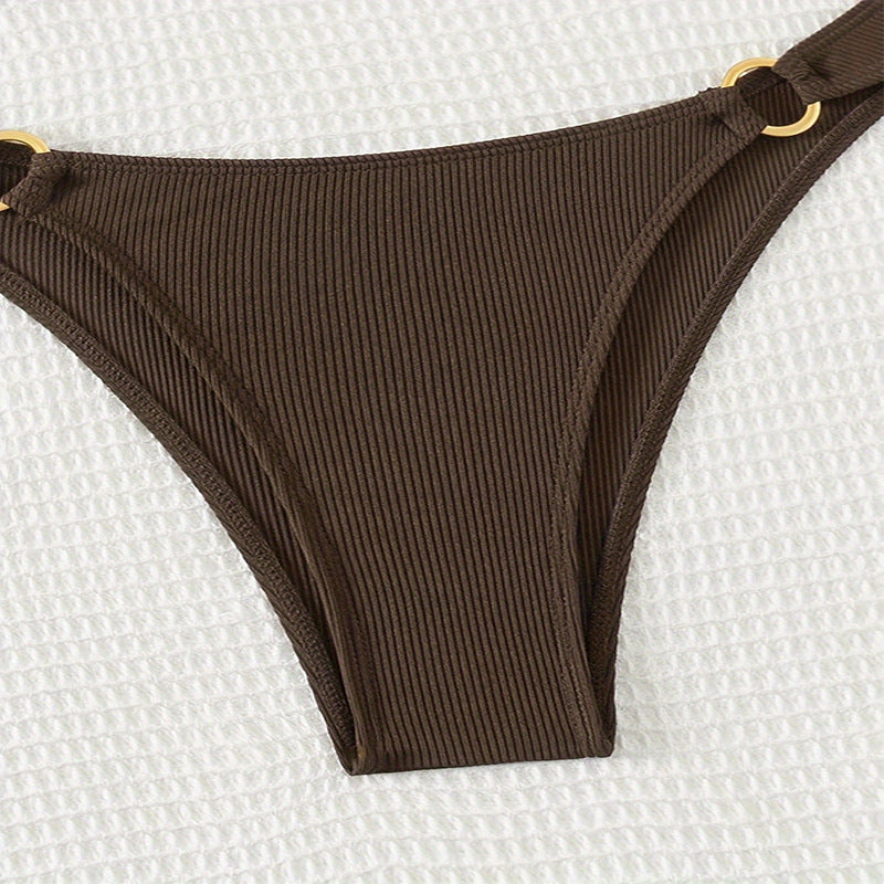 Damen Triangel-Bikini mit dekorativen Ringdetails Echo Archiv