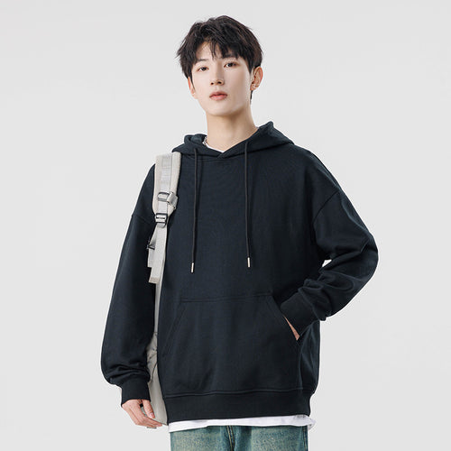 Unisex Oversize-Kapuzenpullover mit Kängurutasche und Drop-Shoulder Echo Archiv