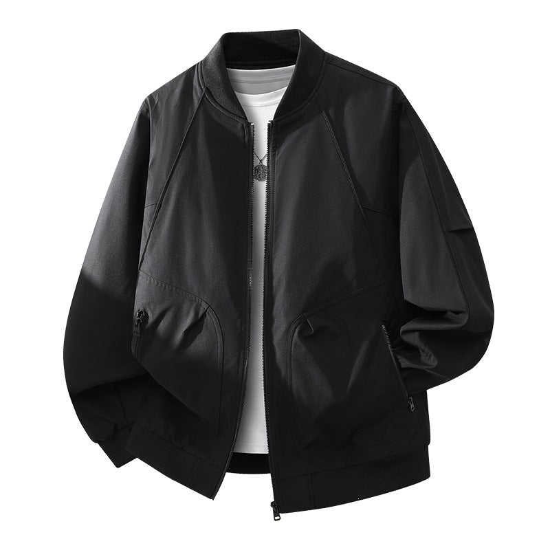 Herren Modische Bomberjacke mit Innenfutter Echo Archiv