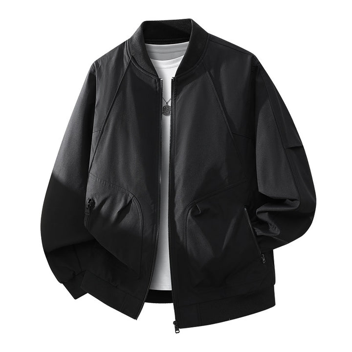 Herren Modische Bomberjacke mit Innenfutter Echo Archiv