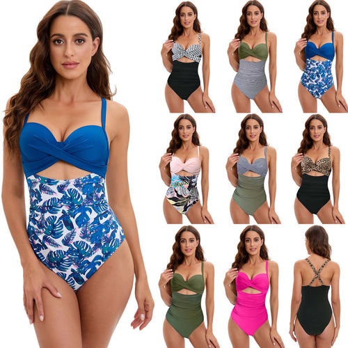 Damen Hochtaillierter Bikini mit modischem Twist-Design Echo Archiv
