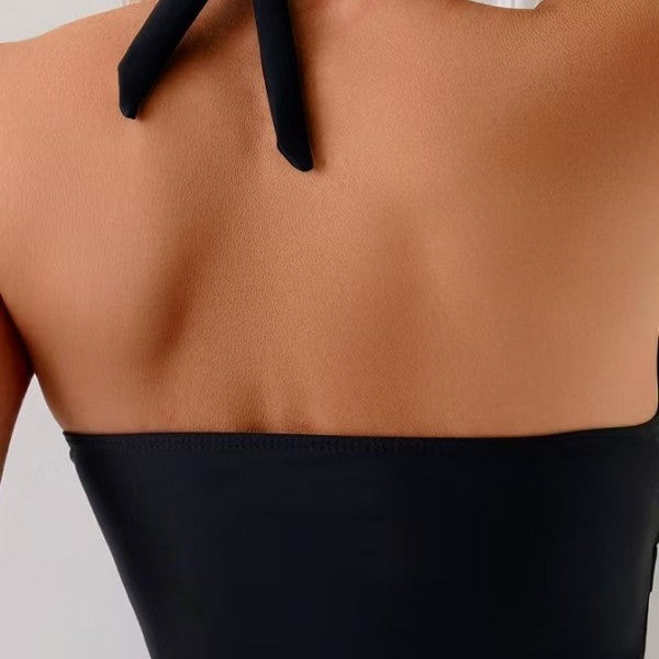 Damen hochmodernes Tankini-Set mit Wickeloberteil und stylischen Badeshorts Echo Archiv