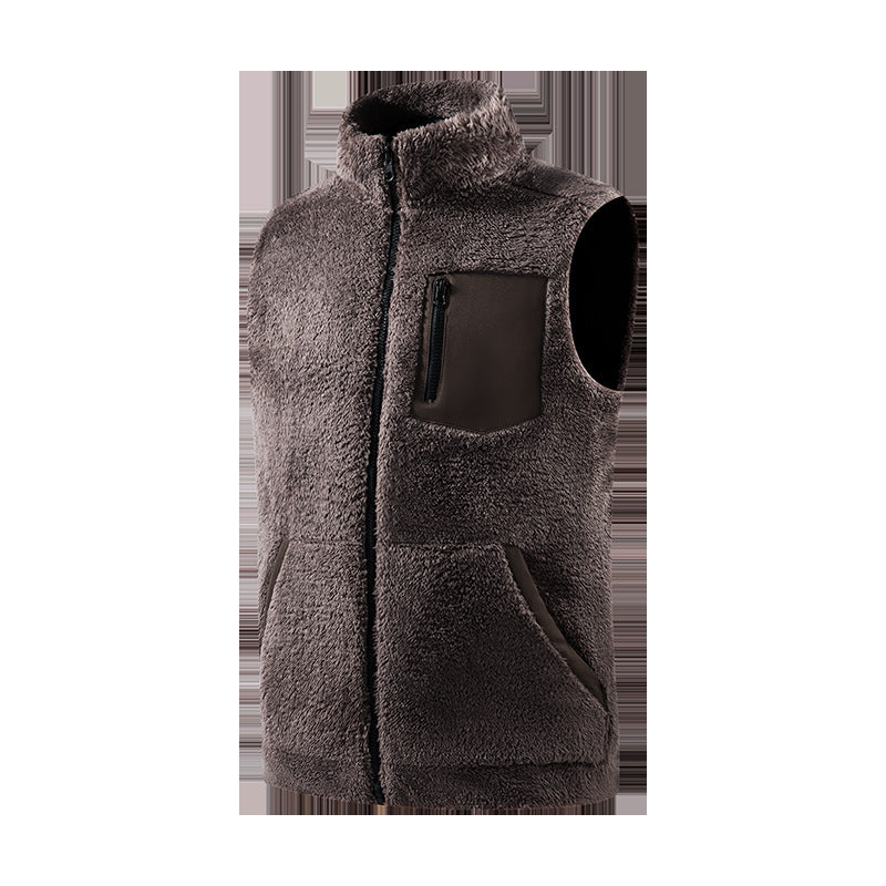 Herren Kuschelige Fleece-Weste mit praktischen Taschen Echo Archiv