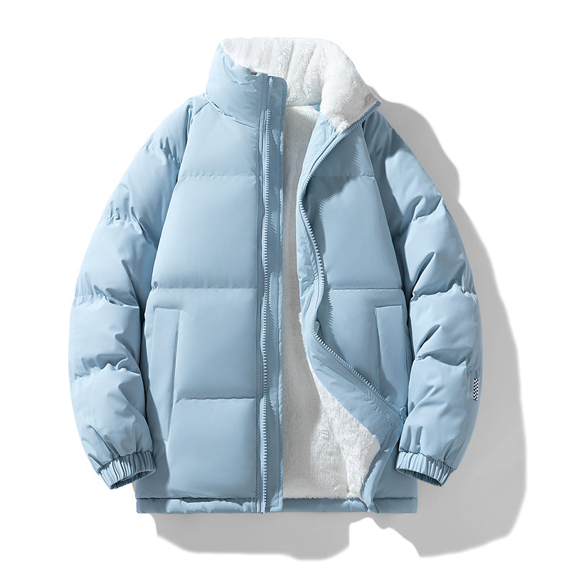 Herren Steppjacke mit wärmendem Innenfutter und hohen Kragen Echoarchiv