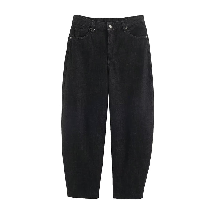 Damen Hochtaillierte Relaxed‑Fit Jeans mit konischem Bein Echo Archiv