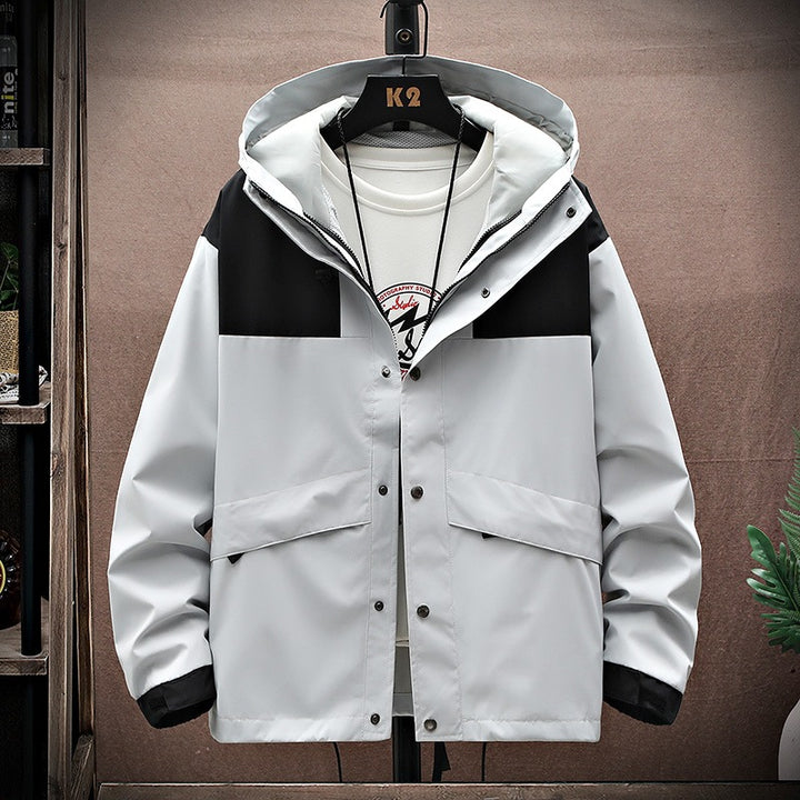 Herren Funktionsjacke mit verstellbarem Kapuzensystem Echo Archiv
